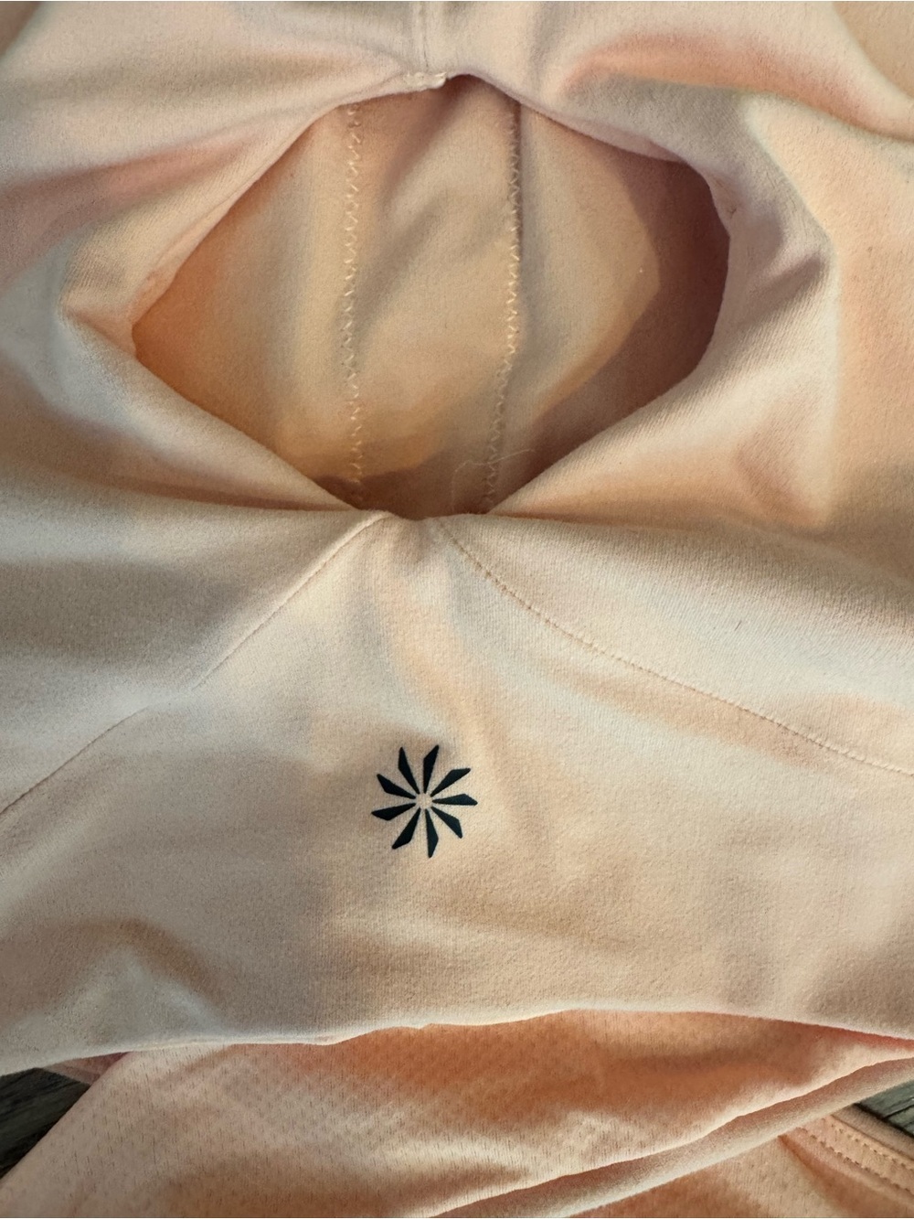 Athleta Peach Crop Tank Top Workout Crop Bra - Picture 3 of 4